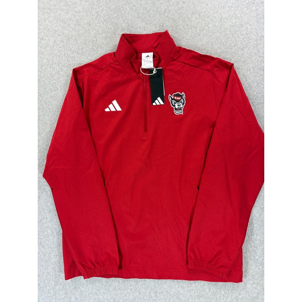 NWT North Carolina State Wolf Pack 1/4 Screened Campus Pullover (Men's Medium)
